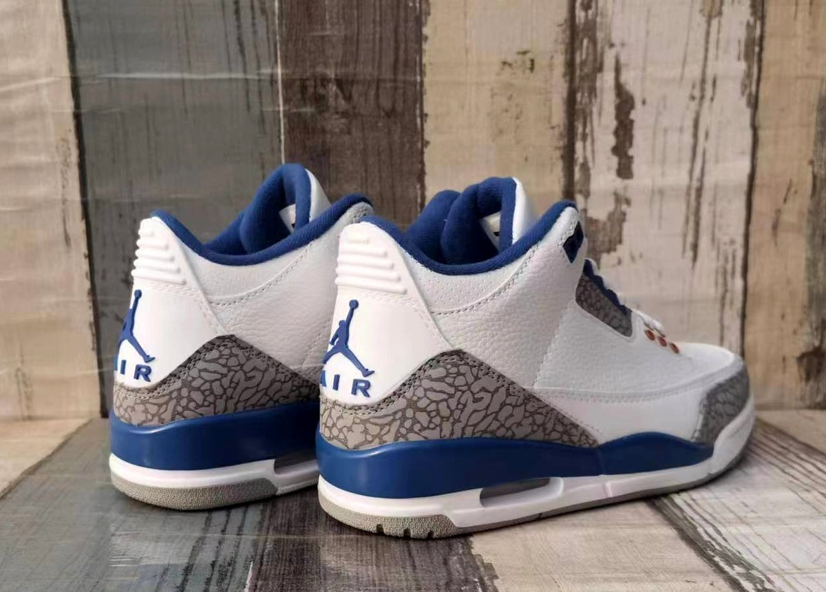Sneakers, Blue White Colorway, Lace Up Design, Casual Gift for Sneaker Fans