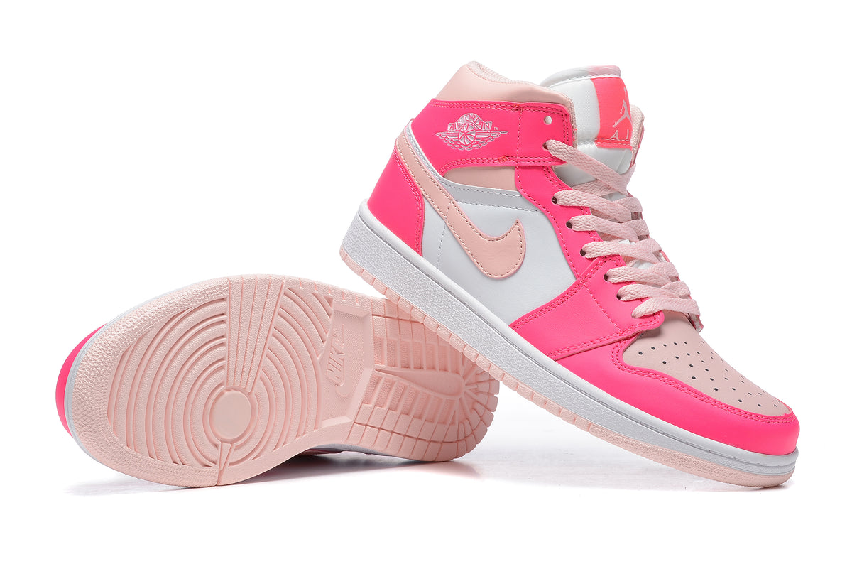 Sneakers, Pink Colorway, Lace Up Design, Casual Gift for Sneaker Fans