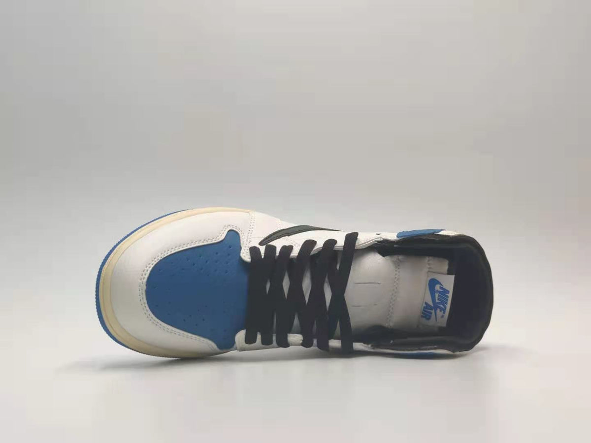 Sneakers, Cream Navy Colorway, Reverse Hook Design, Lace Up Design, Casual Gift for Sneaker Fans