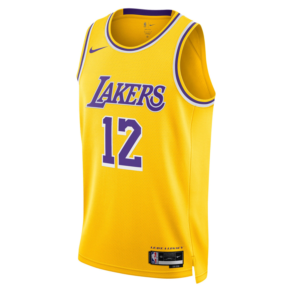Los Angeles Lakers Icon Edition Swingman Jersey - Gold - Jake LaRavia