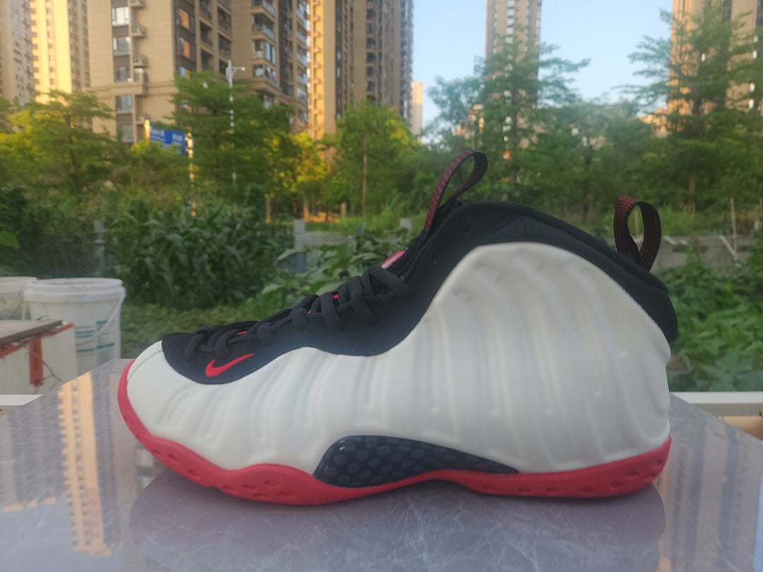 High Top Sneakers, White Black Red Colorway, Lace Up Design, Casual Gift for Sneaker Fans