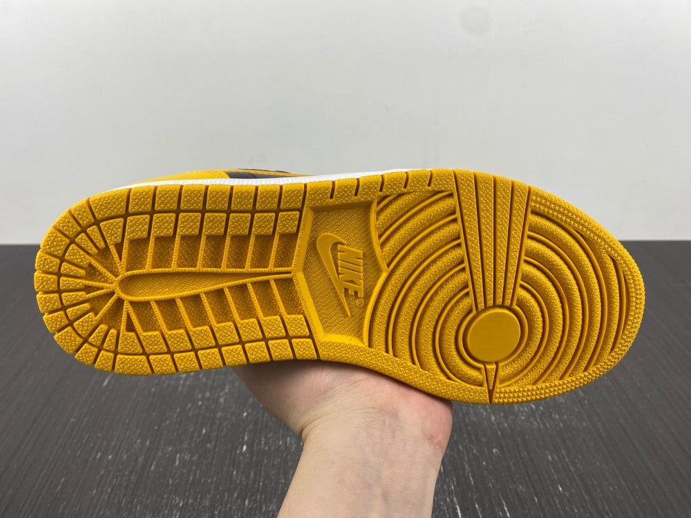 Low Top Sneakers, Black Yellow Colorway, Lace Up Design, Casual Gift for Sneaker Fans