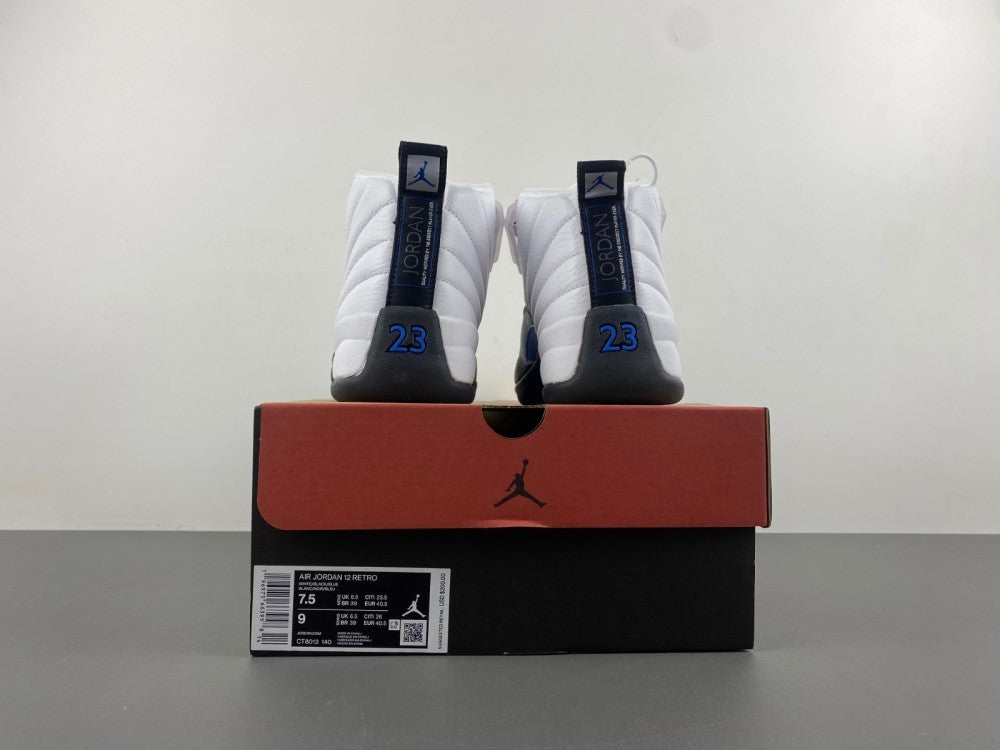 Low Top Sneakers, Blue White Black Colorway, Leather Footwear, Lace Up Design, Casual Gift for Sneaker Fans