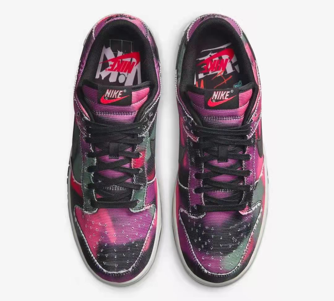 Low Top Sneakers, Pink Black Gray Colorway, Lace Up Design, Casual Gift for Sneaker Fans