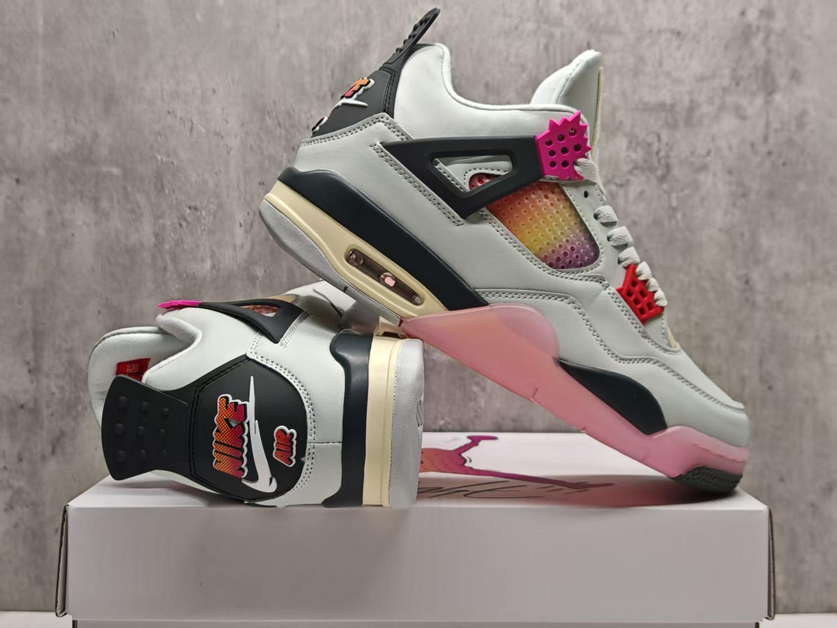 Mid Top Sneakers, Pink Colorway, Lace Up Design, Casual Gift for Sneaker Fans