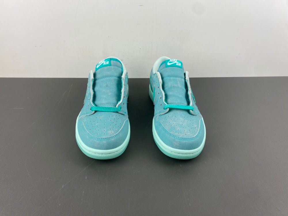 Low Top Sneakers, Blue Colorway, Lace Up Design, Casual Gift for Sneaker Fans