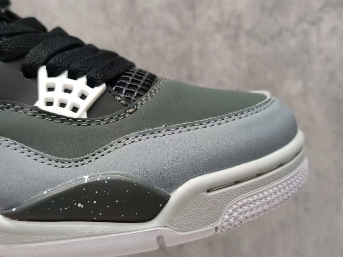 Mid Top Sneakers, Gray Black Colorway, Lace Up Design, Casual Gift for Sneaker Fans