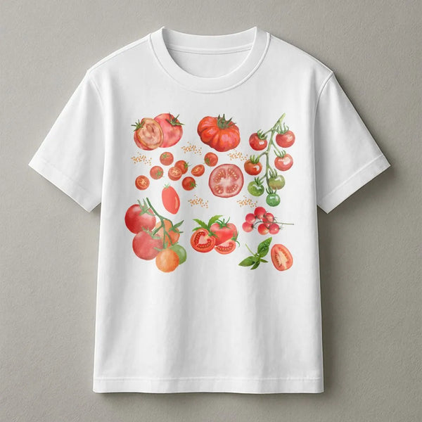 Tomato Sweatshirt | Vintage Botanical Illustration | Soft Cotton Blend | Cottagecore Gardener Gift for Her
