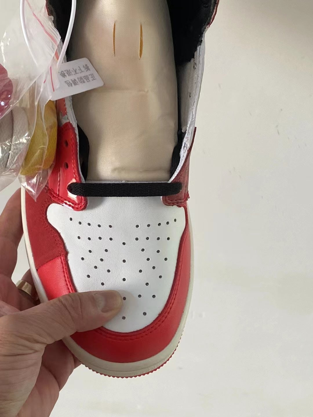 Sneakers, White Red Colorway, Lace Up Design, Casual Gift for Sneaker Fans