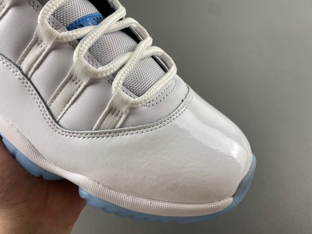 Low Top Sneakers, Blue White Colorway, Lace Up Design, Casual Gift for Sneaker Fans