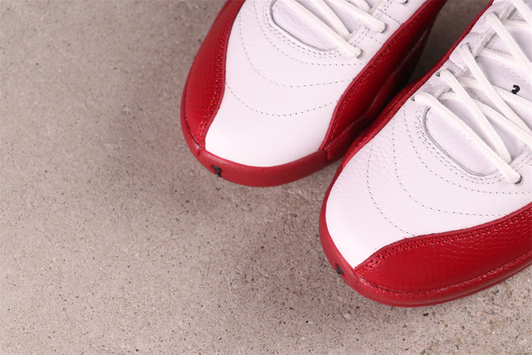High Top Sneakers, White Red Colorway, Lace Up Design, Casual Gift for Sneaker Fans
