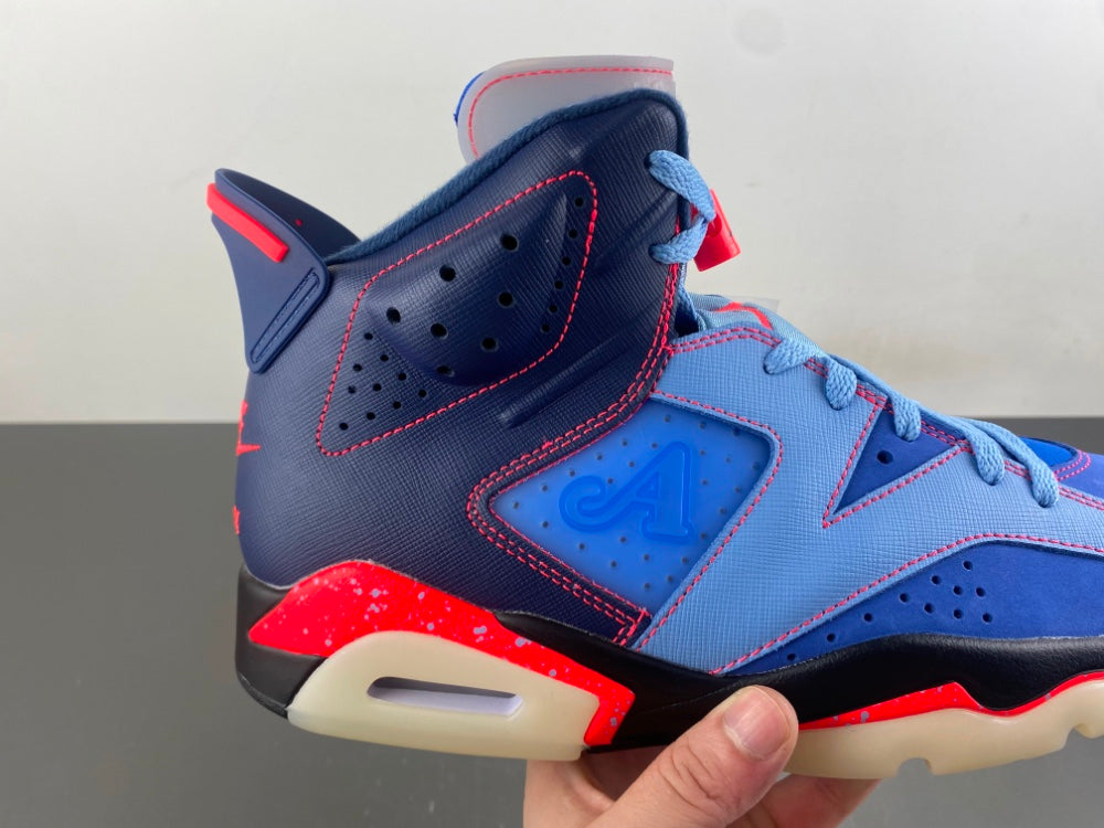 High Top Sneakers, Royal Blue Red Colorway, Lettering Design, Lace Up Design, Casual Gift for Sneaker Fans