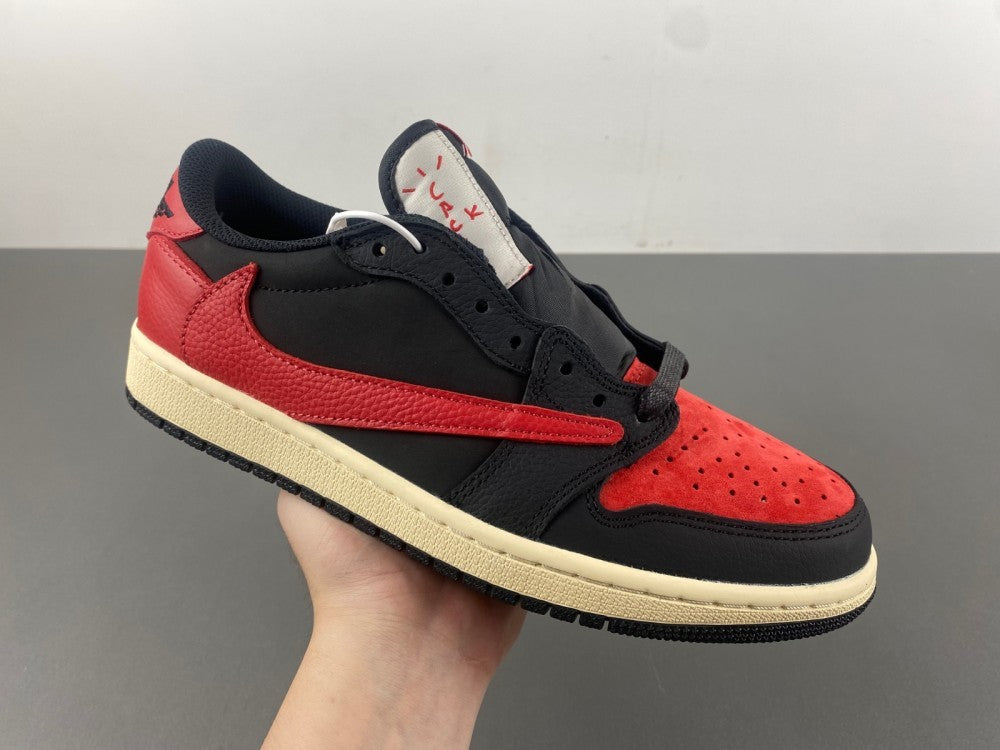 Low Top Sneakers, Black Red Colorway, Reverse Hook Design, Lace Up Design, Casual Gift for Sneaker Fans