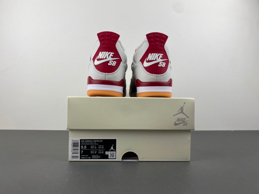 Low Top Sneakers, White Red Gray Colorway, Suede Footwear, Lace Up Design, Casual Gift for Sneaker Fans