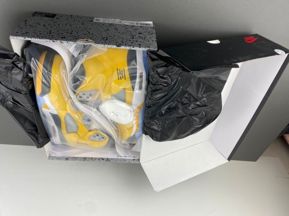 High Top Sneakers, Yellow Colorway, Lace Up Design, Casual Gift for Sneaker Fans