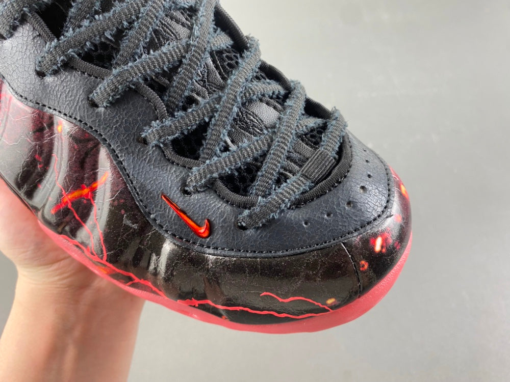 Low Top Sneakers, Black Red Colorway, Lace Up Design, Casual Gift for Sneaker Fans