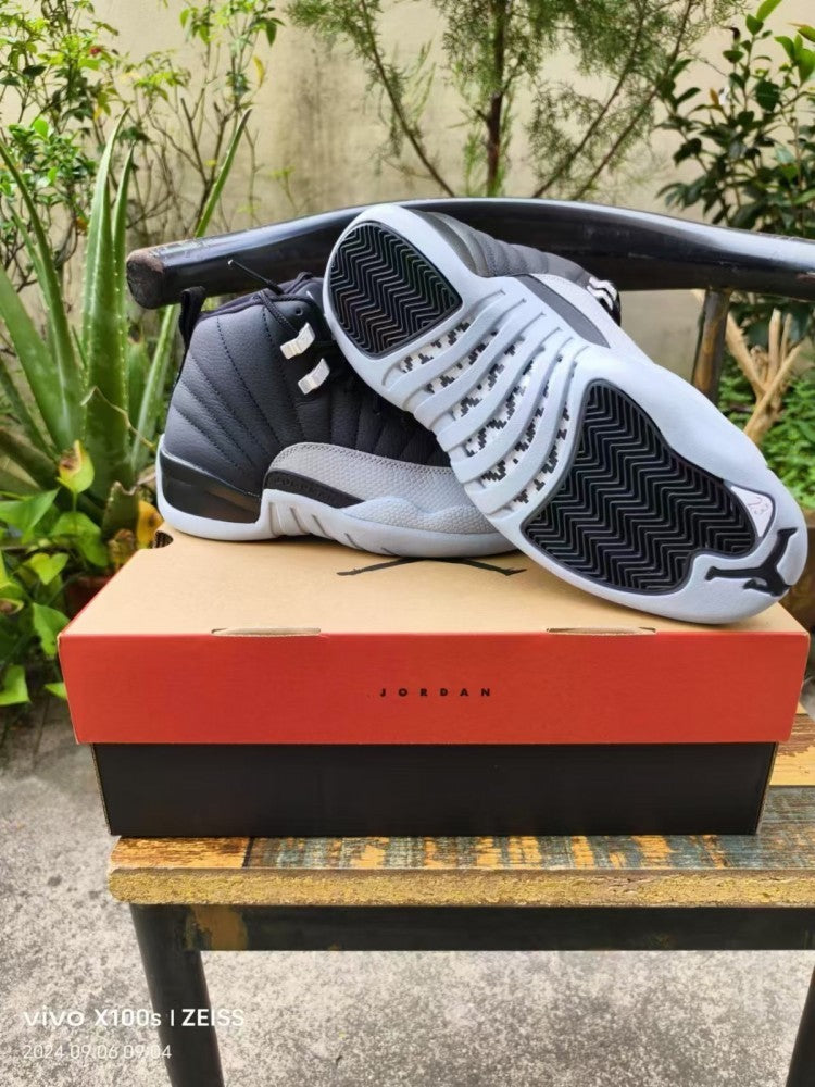 High Top Sneakers, Black Gray Colorway, Lace Up Design, Casual Gift for Sneaker Fans