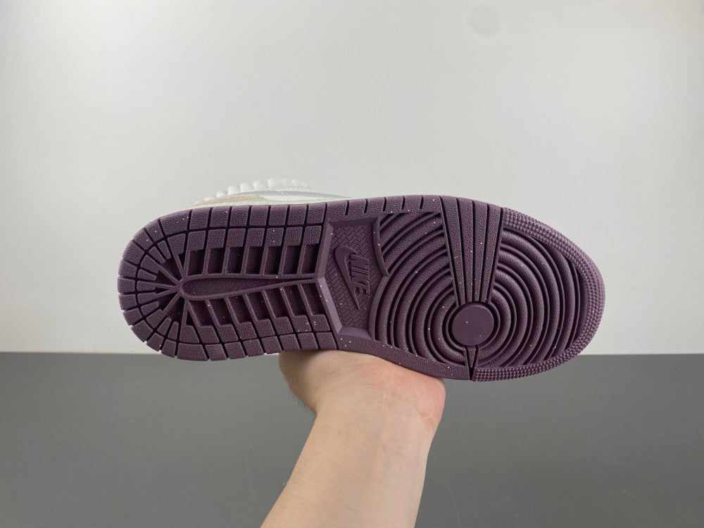 Low Top Sneakers, Purple Gray Colorway, Lace Up Design, Casual Gift for Sneaker Fans