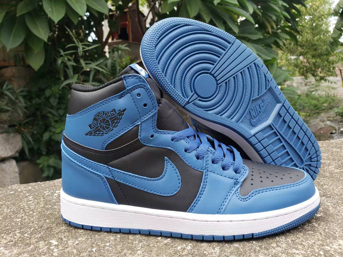 Sneakers, Royal Blue Black Colorway, Lace Up Design, Casual Gift for Sneaker Fans