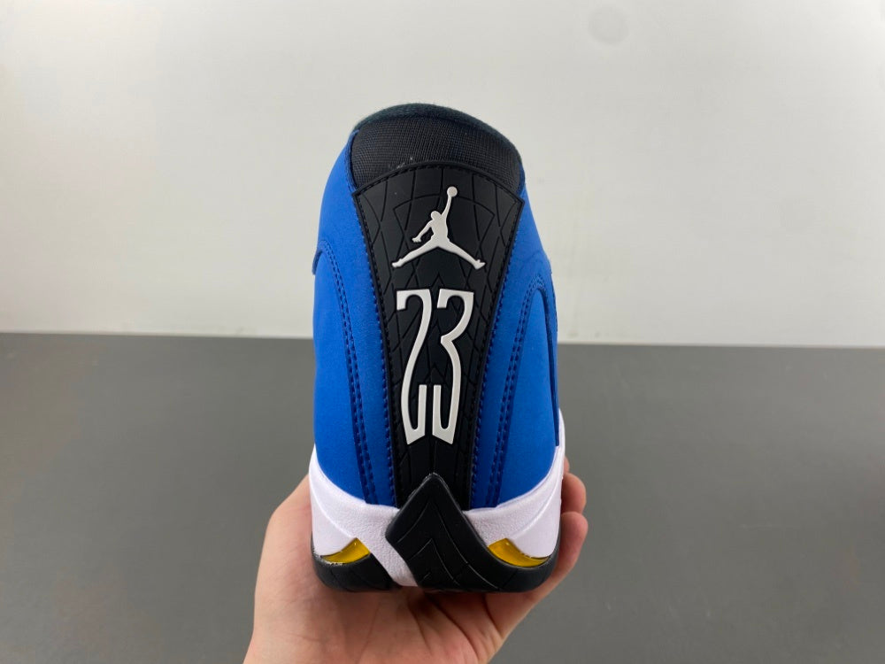 Low Top Sneakers, Blue Black Yellow Colorway, Lace Up Design, Casual Gift for Sneaker Fans