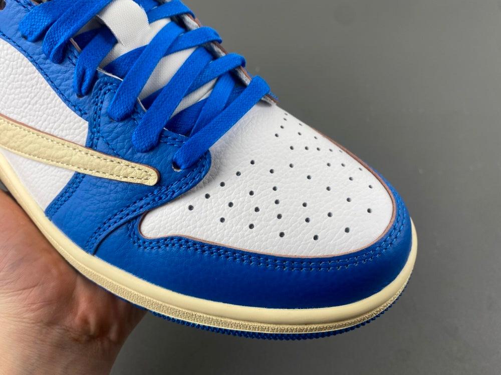 Low Top Sneakers, Blue White Red Colorway, Reverse Hook Design, Lace Up Design, Casual Gift for Sneaker Fans