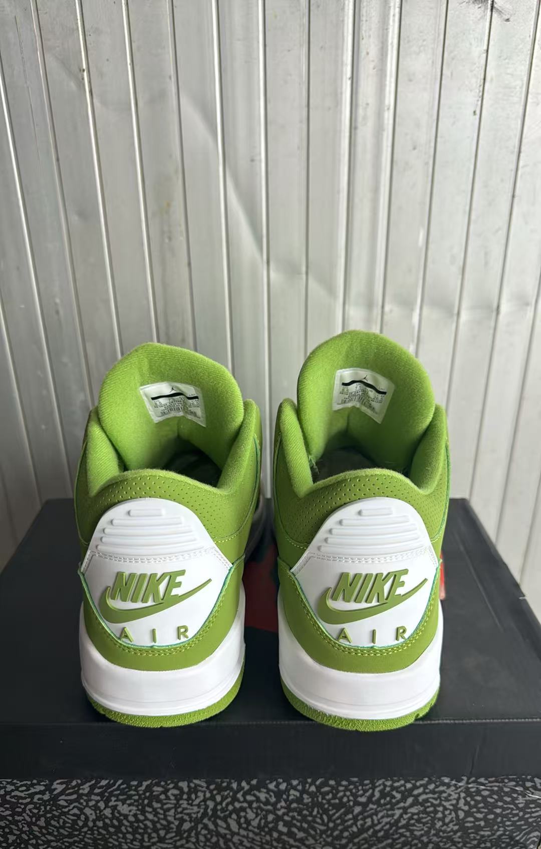 Mid Top Sneakers, Green White Colorway, Lace Up Design, Casual Gift for Sneaker Fans
