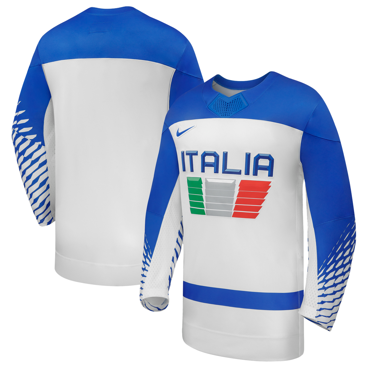 Italy Hockey White 2026 Away Replica Jersey