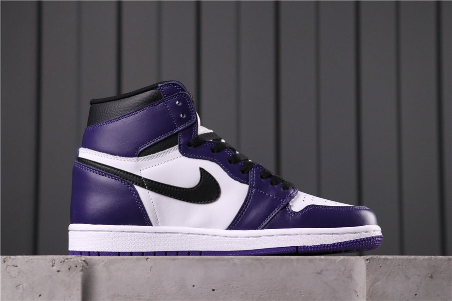 High Top Sneakers, Purple Colorway, Lace Up Design, Casual Gift for Sneaker Fans