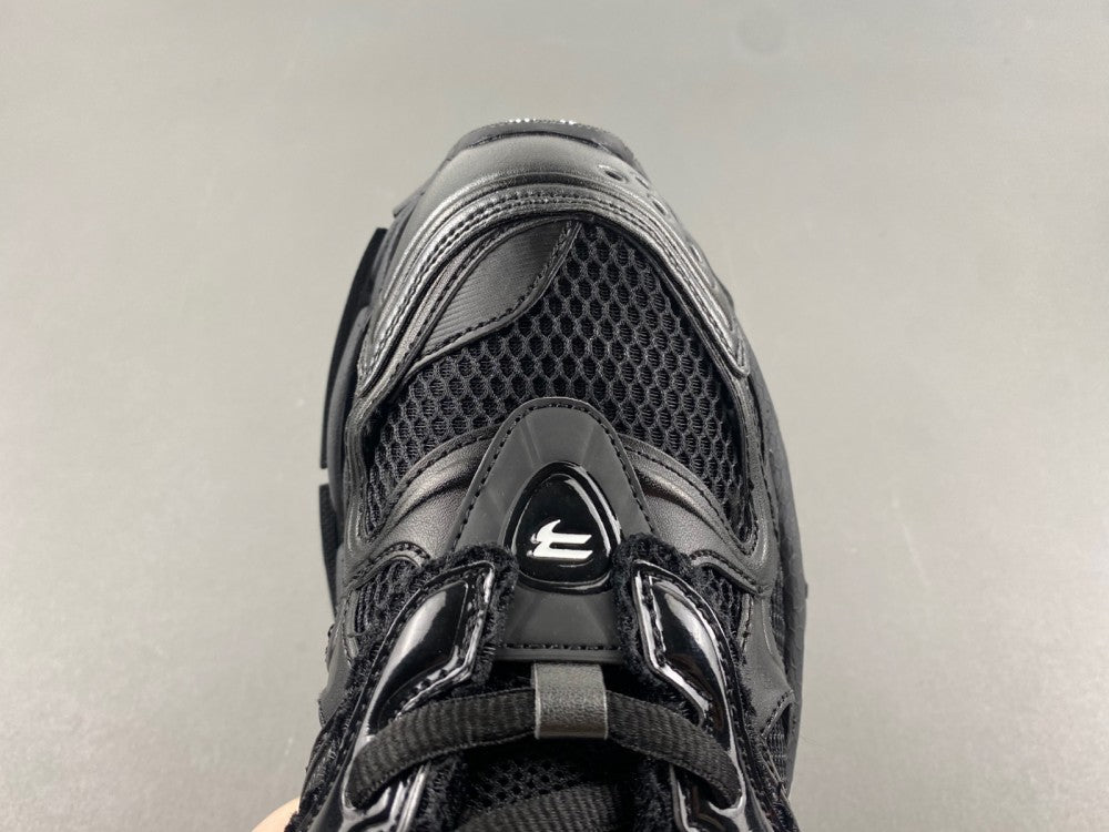 Low Top Sneakers, Black Colorway, Lace Up Design, Casual Gift for Sneaker Fans