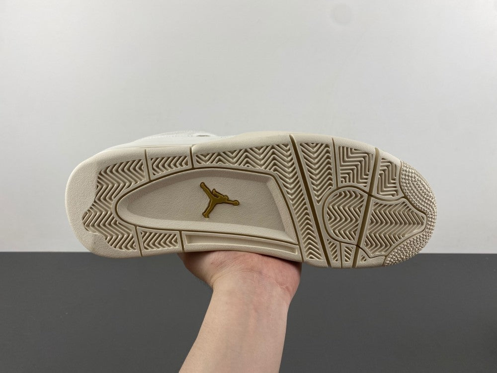 Low Top Sneakers, White Gold Colorway, Metallic Finish, Lace Up Design, Casual Gift for Sneaker Fans