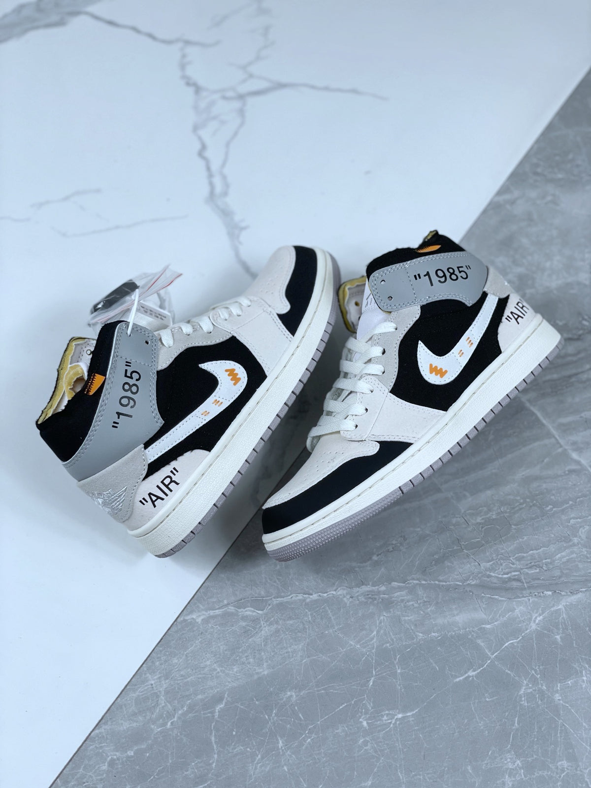 Mid Top Sneakers, White Colorway, Lace Up Design, Casual Gift for Sneaker Fans