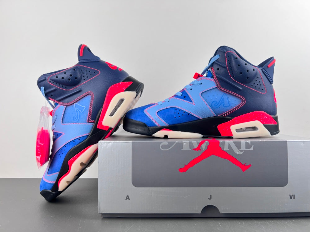 High Top Sneakers, Royal Blue Red Navy Colorway, Lettering Design, Lace Up Design, Casual Gift for Sneaker Fans