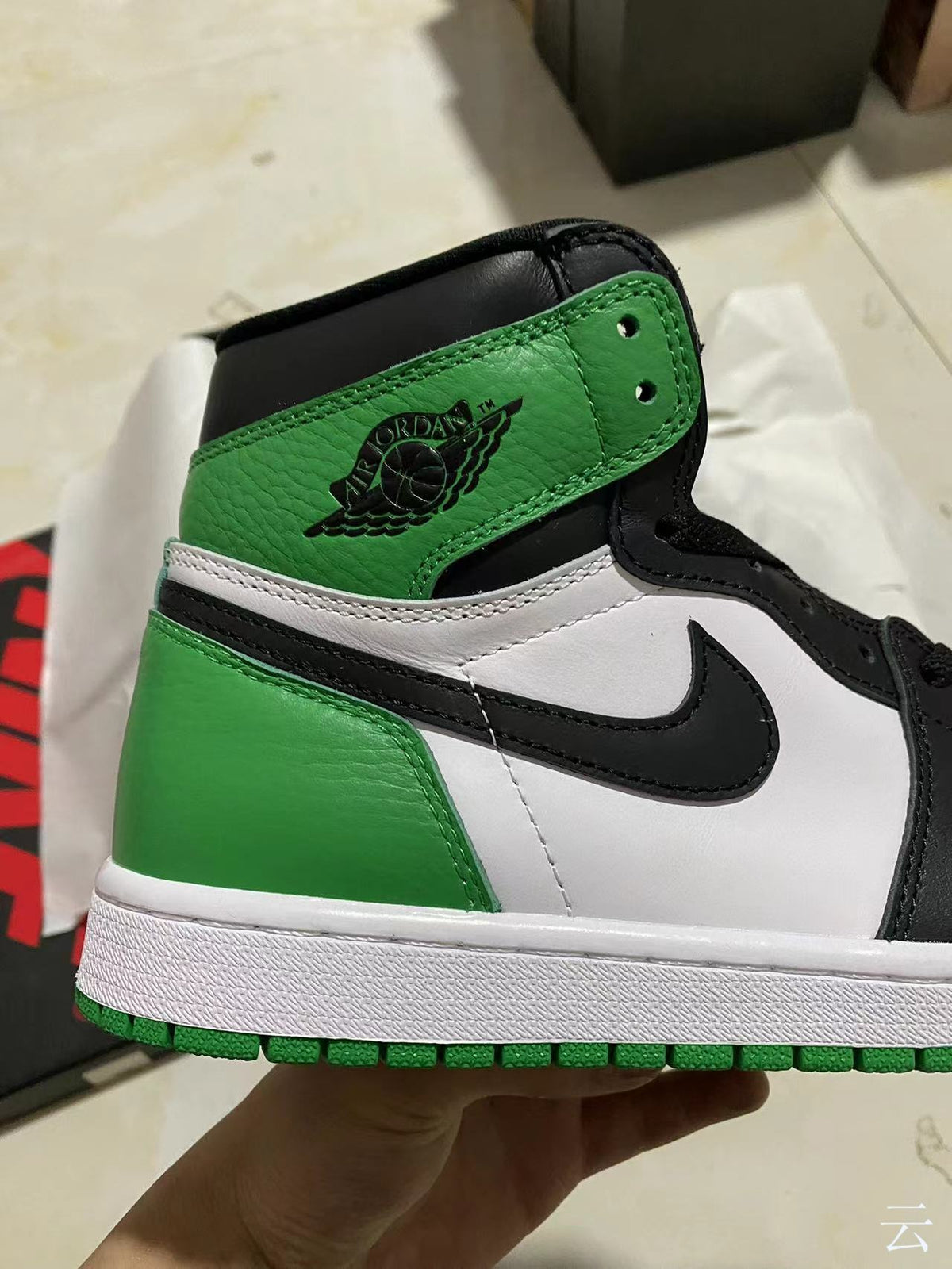 Retro High Top Sneakers, White Black Green Colorway, Lace Up Design, Casual Gift for Sneaker Fans