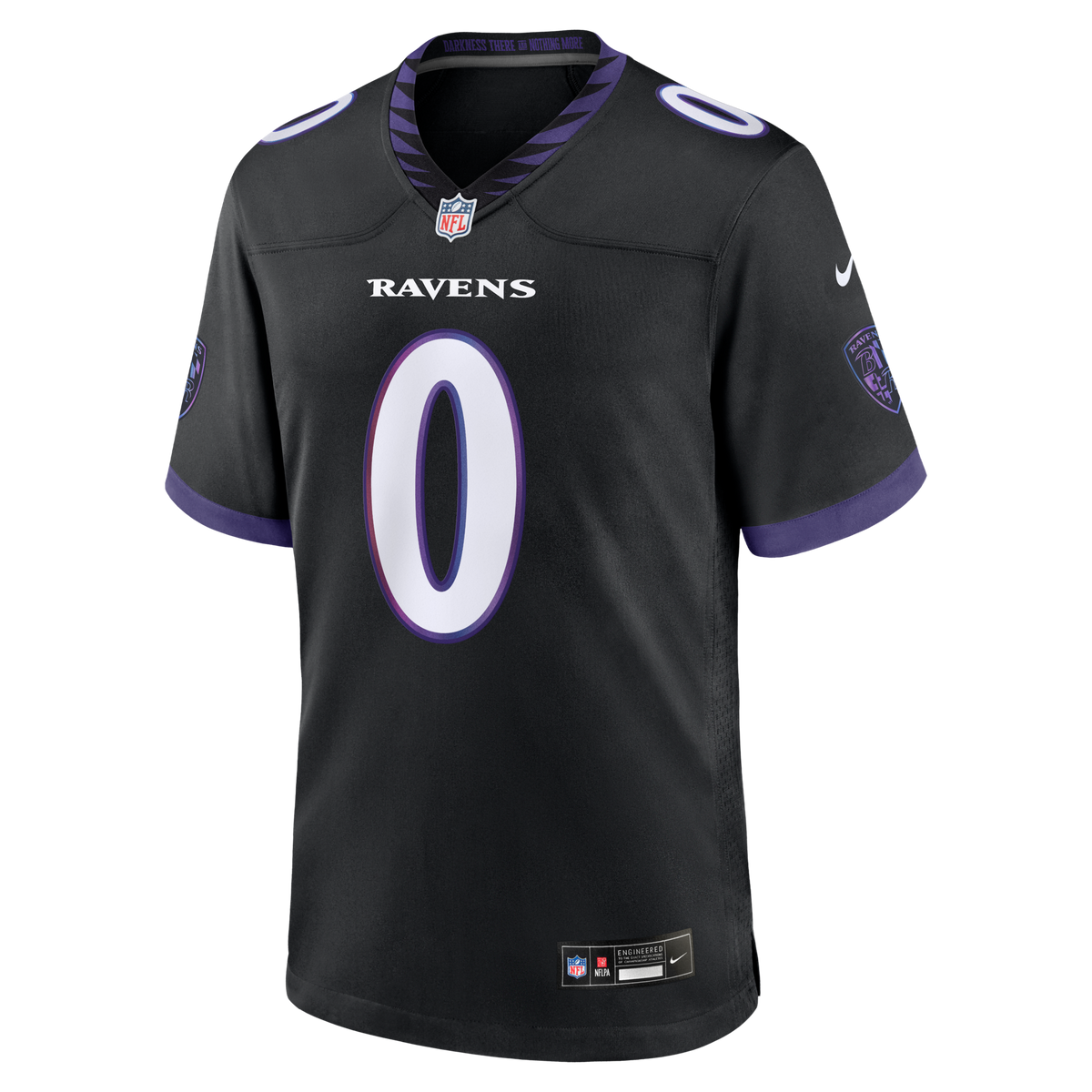 Baltimore Ravens Roquan Smith Black Alternate Game Jersey