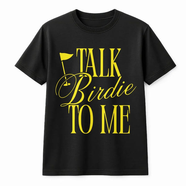 Talk Birdie To Me Golf Sweatshirt | Funny Golfing Quote Pullover | Cozy Cotton Blend | Gift for Women Golfer