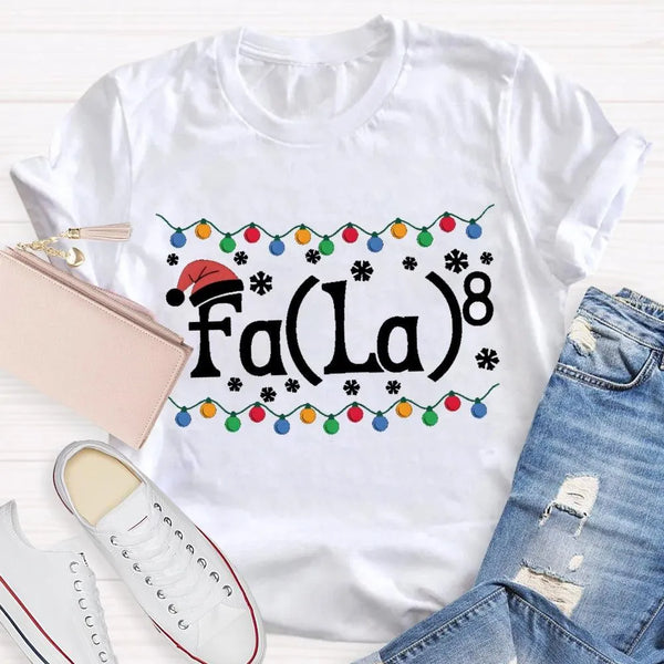 Christmas Lights Snowflakes Shirt, Math Teacher Christmas T-Shirt, Humorous Math Teacher Holiday Tee, Math Educator Xmas Grap