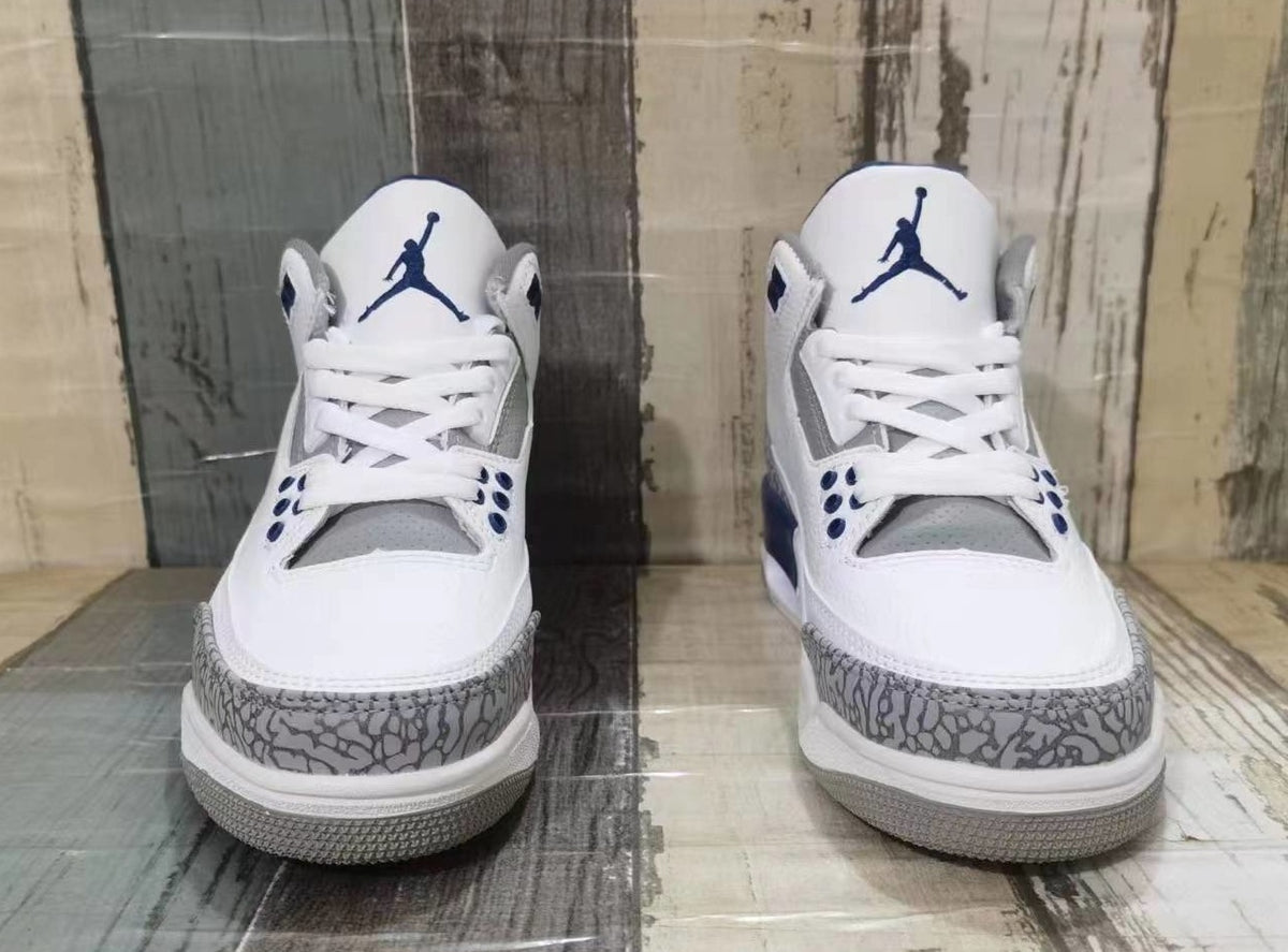Sneakers, Blue White Colorway, Lace Up Design, Casual Gift for Sneaker Fans