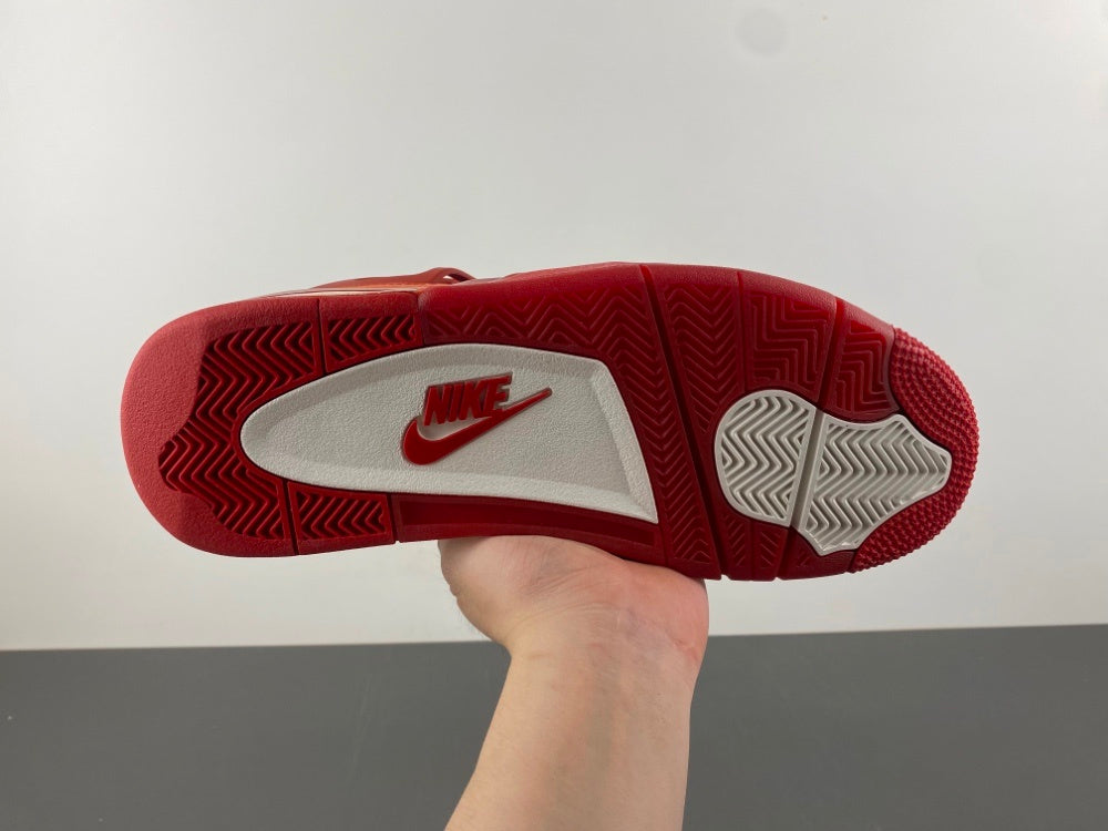 Low Top Sneakers, Red Colorway, Reflective Detail, Lace Up Design, Casual Gift for Sneaker Fans