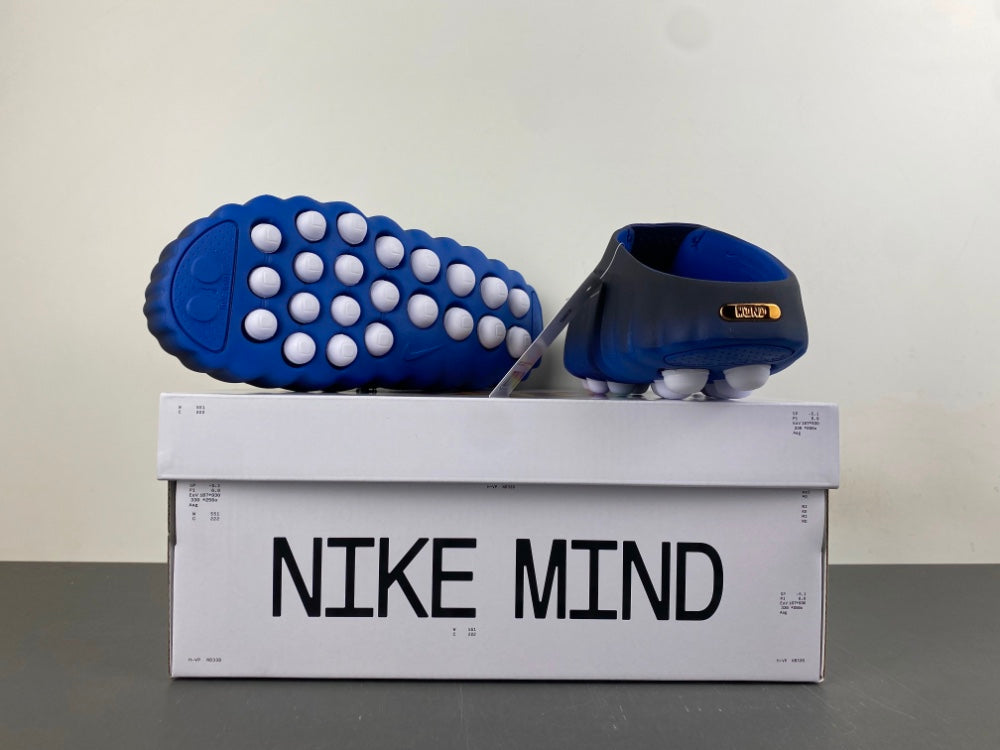 Slides, Blue Black Colorway, Slip On Design, Casual Gift for Shoe Lovers