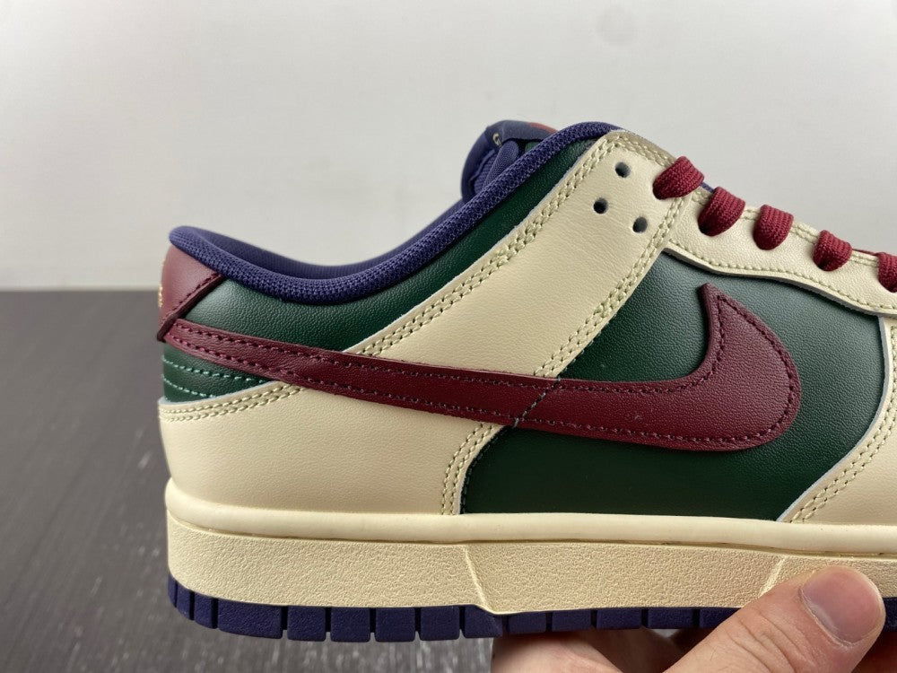 Low Top Sneakers, Army Green Off White Red Colorway, Lace Up Design, Casual Gift for Sneaker Fans