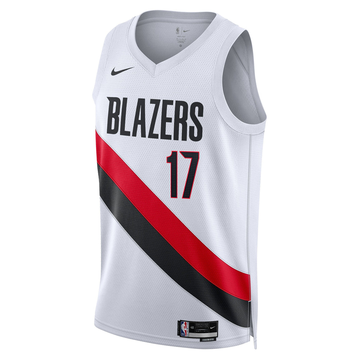 Portland Trail Blazers Replica Association Edition Swingman Jersey - White - Shaedon Sharpe