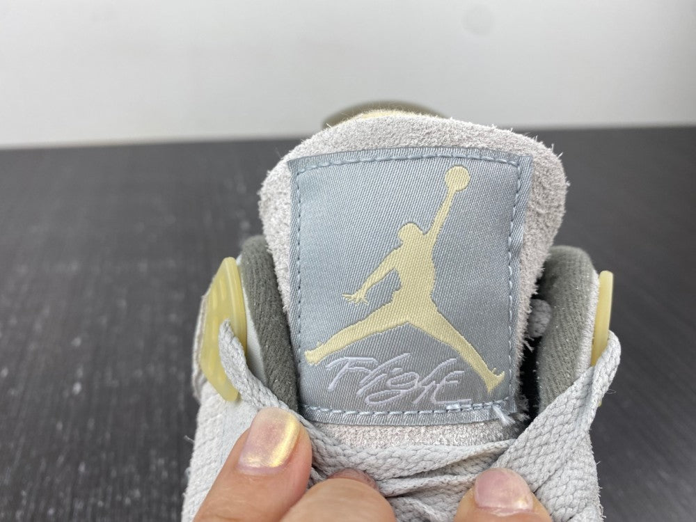 Low Top Sneakers, White Gray Yellow Colorway, Lace Up Design, Casual Gift for Sneaker Fans