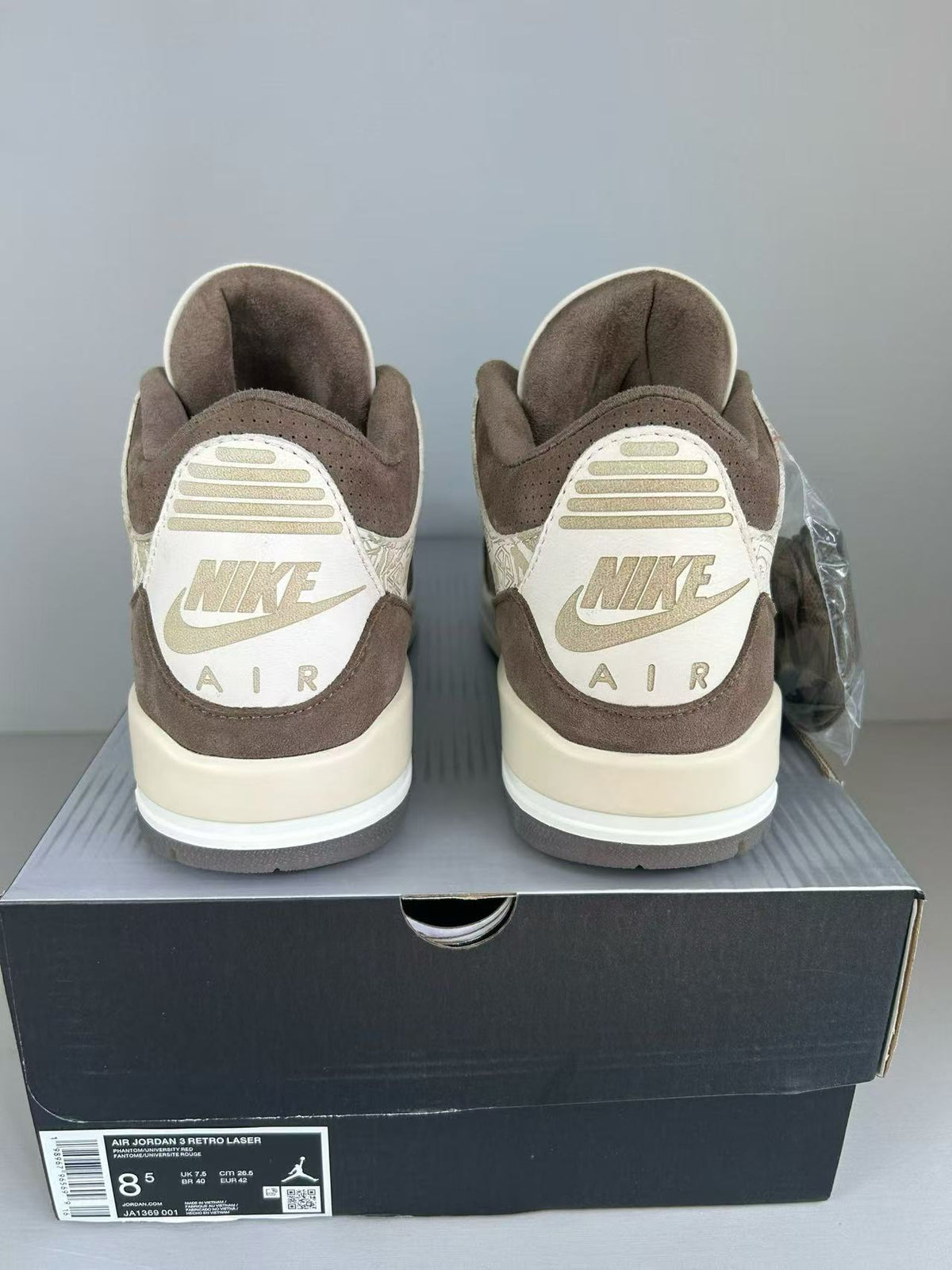 Low Top Sneakers, Beige Brown Colorway, Lace Up Design, Casual Gift for Sneaker Fans