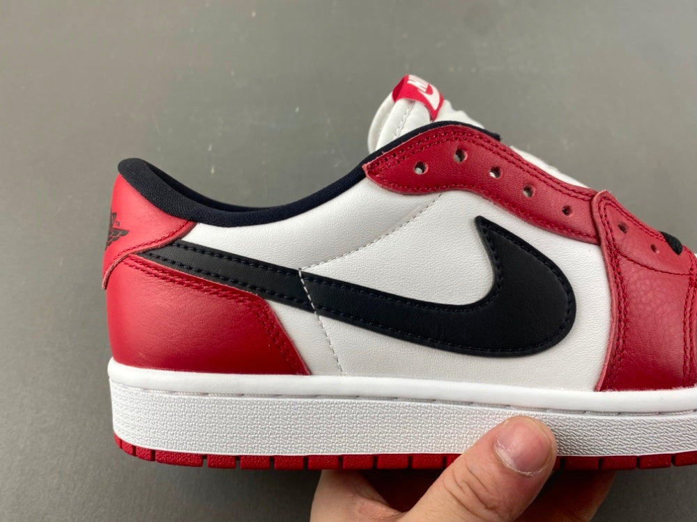 Low Top Sneakers, White Red Black Colorway, Lace Up Design, Casual Gift for Sneaker Fans