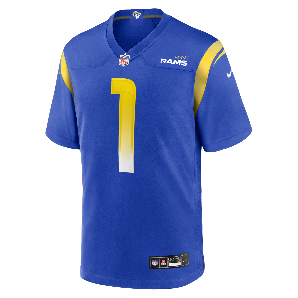 Los Angeles Rams Emmanuel Forbes Jr. Royal Team Game Jersey
