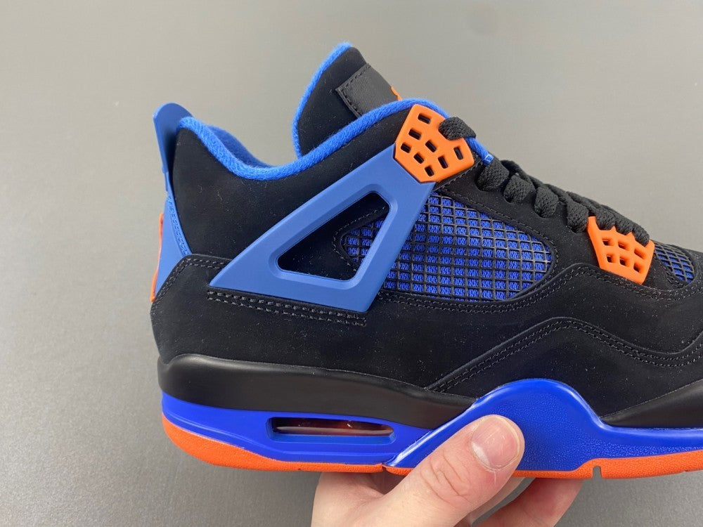 Retro Low Top Sneakers, Blue Black Orange Colorway, Lace Up Design, Casual Gift for Sneaker Fans
