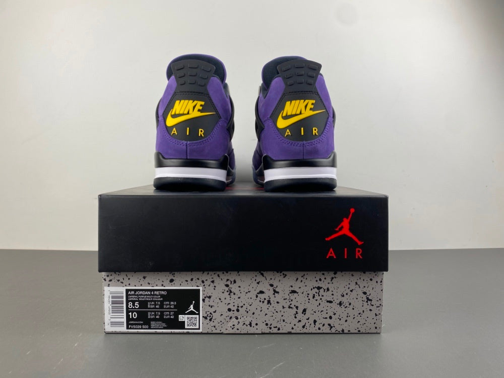 Retro Low Top Sneakers, Purple Colorway, Leather Footwear, Lace Up Design, Casual Gift for Sneaker Fans