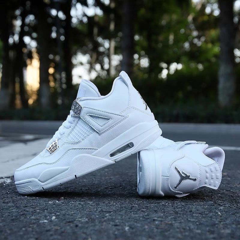 Low Top Sneakers, White Colorway, Lace Up Design, Casual Gift for Sneaker Fans
