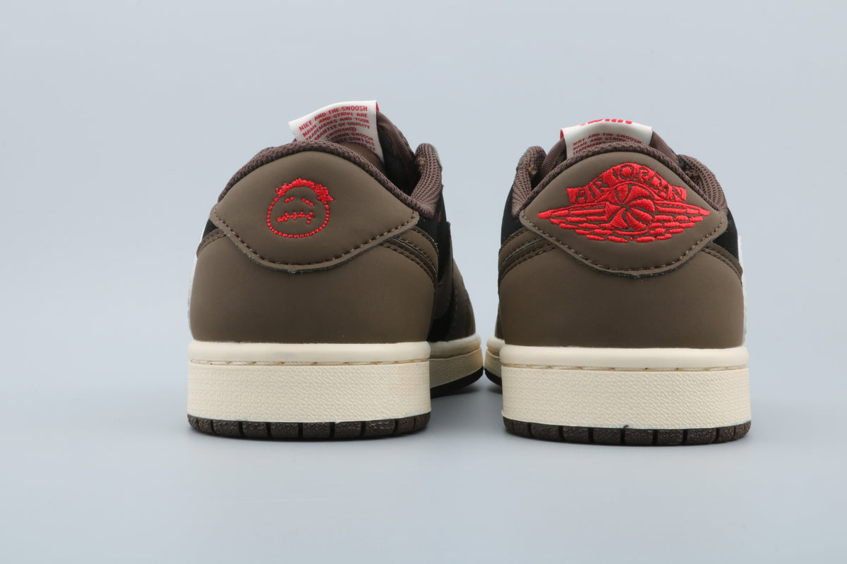 Low Top Sneakers, Brown Black Colorway, Reverse Hook Design, Lace Up Design, Casual Gift for Sneaker Fans