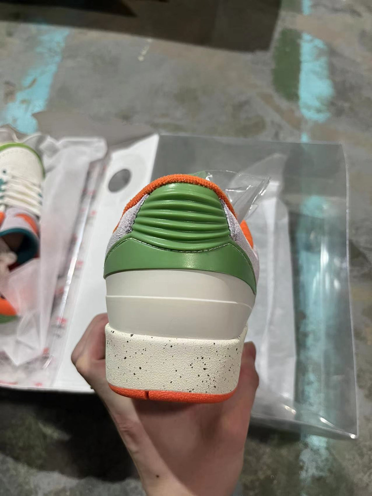 Low Top Sneakers, White Green Colorway, Lace Up Design, Casual Gift for Sneaker Fans